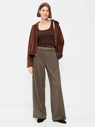 High-Waisted Wide-Leg Trouser | Old Navy (CA)