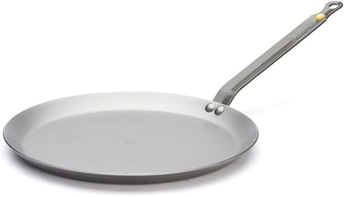 de Buyer MINERAL B Carbon Steel Crepe & Tortilla Pan - 9.5” - Ideal for Making & Reheating Crep... | Amazon (US)