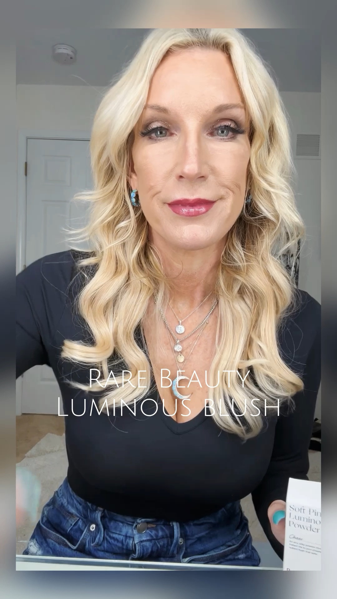 Trying out the new @rarebeauty soft pinch luminous blush!! I really am so impressed how they combined the highlighter and blush! It’s a nice subtle flush of color that buildable, with a stunning glow! 🤩✨ It’s a yes for me! Linked in my LTK you can find in my bio ! 🤍✨.                                                                       #makeup #beauty #blush #highlighter #review #sephora #sephora #sephorasale #girlssupportinggirls #mmgirl #mmgirls #melindamaria #jewelry #fyp #foryou 

#LTKVideo #LTKGiftGuide #LTKbeauty