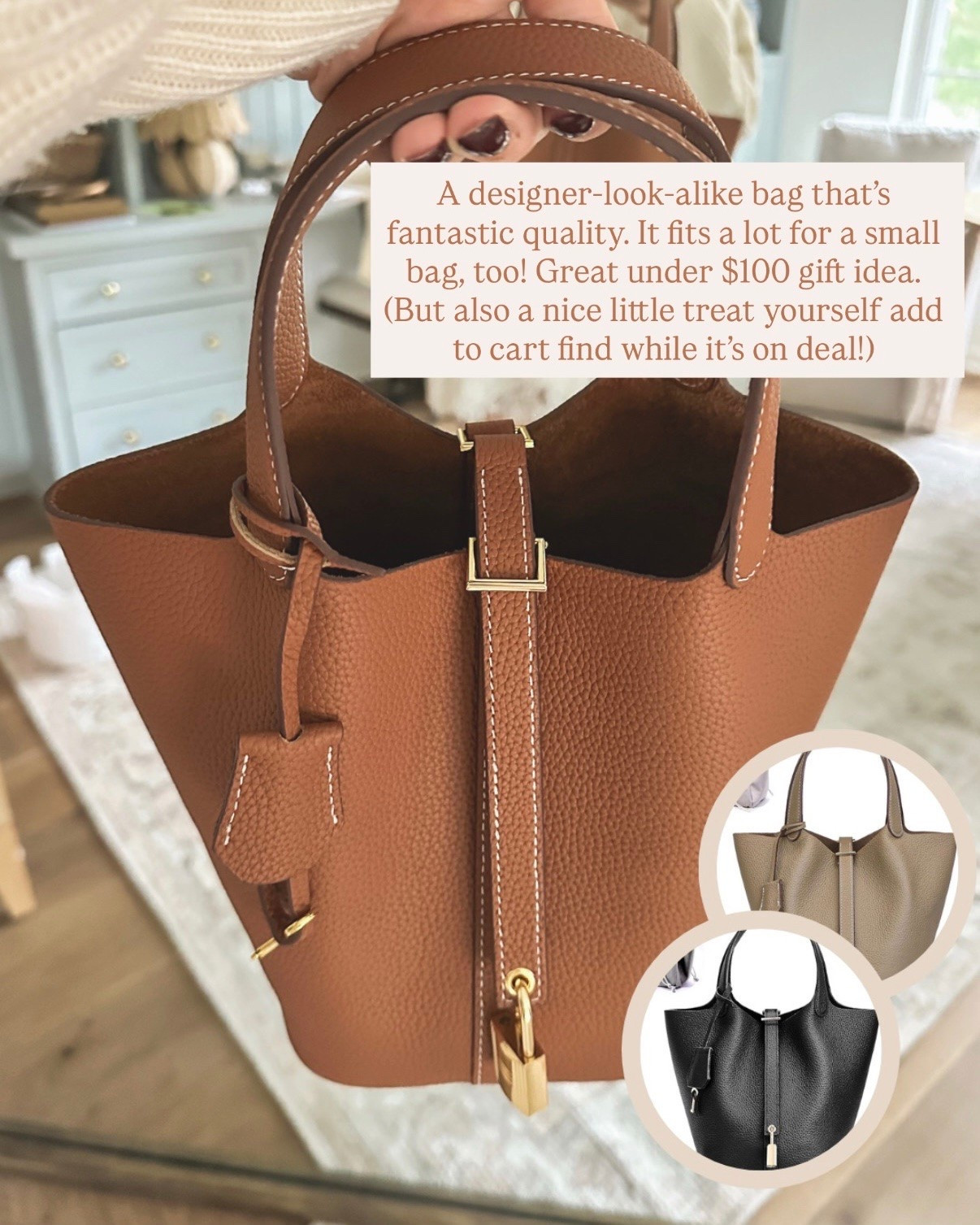 The IT fall bag— Amazon price, Hermes design 👀. Love this Picotin-like handbag!

#LTKSaleAlert #LTKOver40