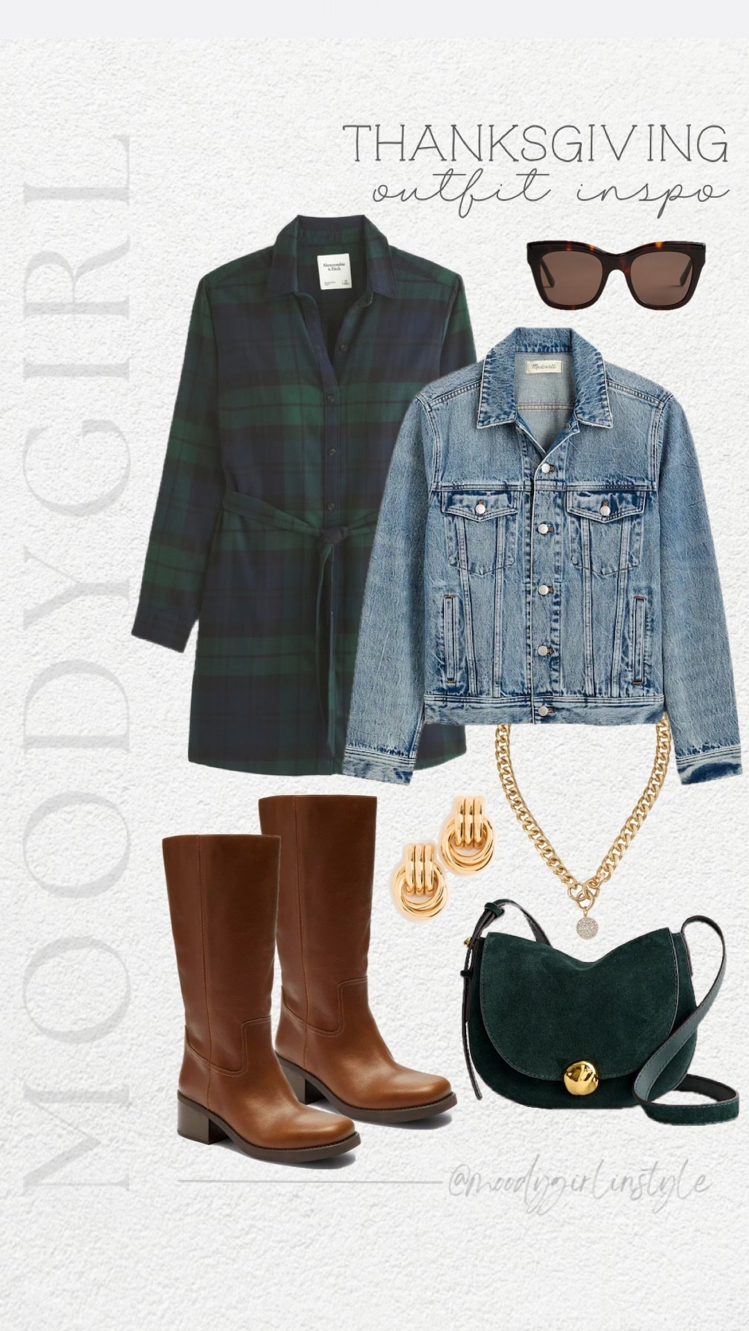 Fall Fashion - Thanksgiving Outfit Inspiration

What to wear to Thanksgiving dinner or the office anytime during the fall season.

Thanksgiving outfits, Thanksgiving outfit inspo, holiday outfits, fall outfits, denim jackets, tartan plaid dress, flannel dress, leather boots, leather mini purse, neutral outfits, outfits under $100, Thanksgiving outfit collage, midsize workwear, fall workwear, office outfit, business casual outfits, chic office looks, midsize fashion inspo, everyday work outfits, fall office outfit, affordable workwear 

#LTKStyleTip #LTKWorkwear #LTKSeasonal #LTKOver40 #LTKMidsize #LTKFindsUnder100 #LTKItBag #LTKShoeCrush #LTKFindsUnder50

#LTKootd #LTKCyberWeek #LTKHoliday