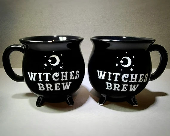 Witches Brew Coffee Mug Cauldron Mug Gothic Decor - Etsy | Etsy (US)