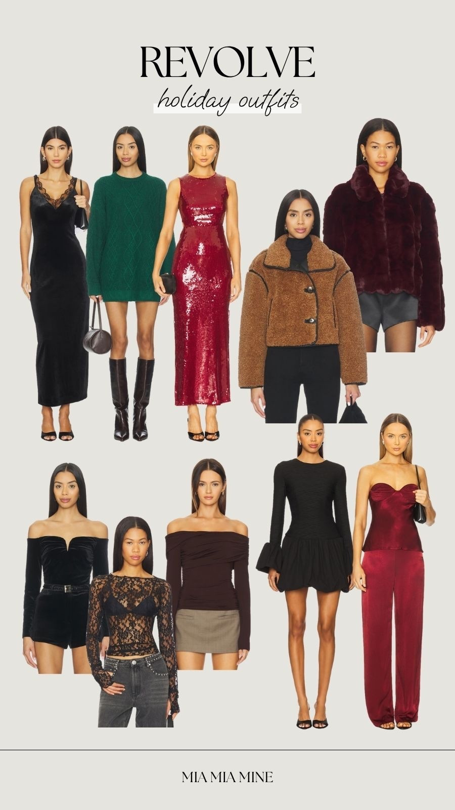 Revolve holiday outfits Christmas outfits, party outfits and wedding guest dresses 



#LTKHoliday #LTKSeasonal #LTKStyleTip