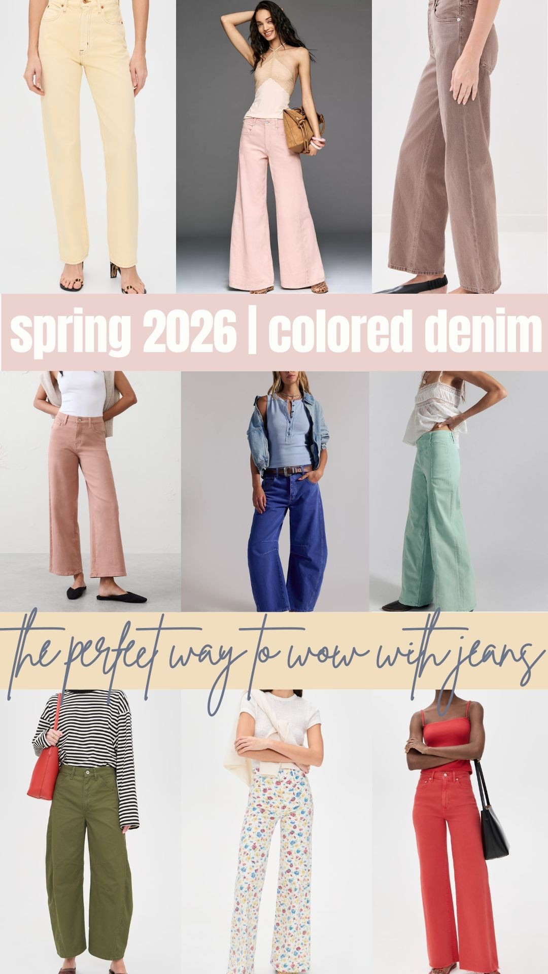 hello spring + hello colored denim 

#LTKOver40 #LTKSeasonal