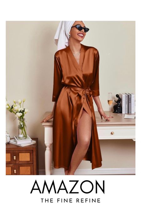 Amazon find: luxe looking robe in such a luxurious color 🤎 

#LTKwedding #LTKGiftGuide #LTKstyletip