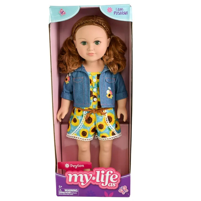 My Life As Peyton Posable 18 inch Doll, Red Hair, Green Eyes - Walmart.com | Walmart (US)
