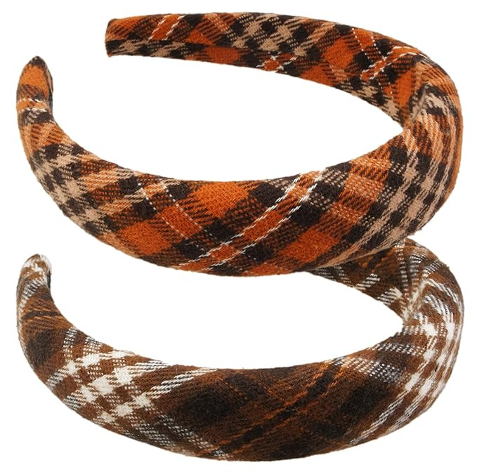 Orange and Brown Plaid | Amazon (US)