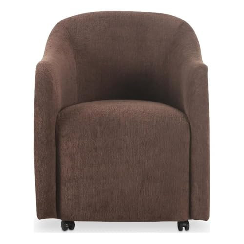 Moe's Home Collection Drava Fabric Dining Chair, Brown | Amazon (US)