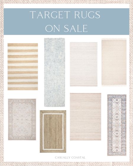 Some great coastal rugs on sale at Target this week!
-
home decor, coastal decor, coastal home decor, coastal rugs, rugs for living room, rugs for bedroom, hallway runners, rugs on sale, woven rugs, natural rugs, 8x10 rugs, 5x7 rugs, 3x5 rugs, 4x6 rugs, striped rungs, jute rugs, area rugs on sale, blue and white rugs, neutral rugs, washable rugs, target rug

#LTKFind #LTKhome #LTKsalealert