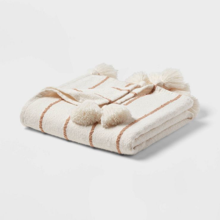 Tasseled Boucle Bed Throw - Threshold™ | Target