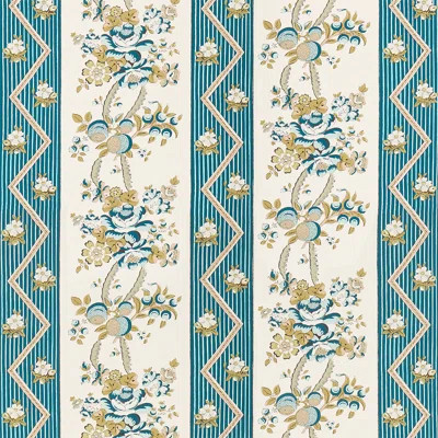 Sylvain Floral Stripe Wallpaper | Wayfair North America