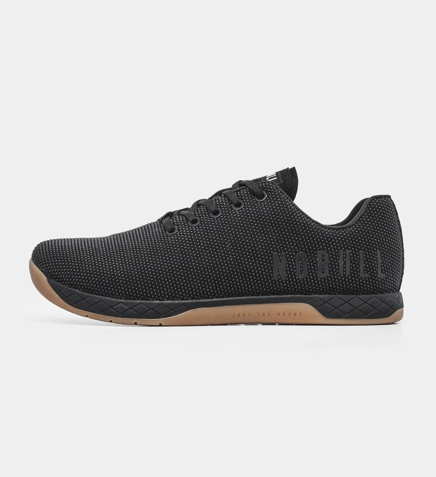 MEN'S BLACK GUM TRAINER - Black Gum Sole Shoes | NOBULL