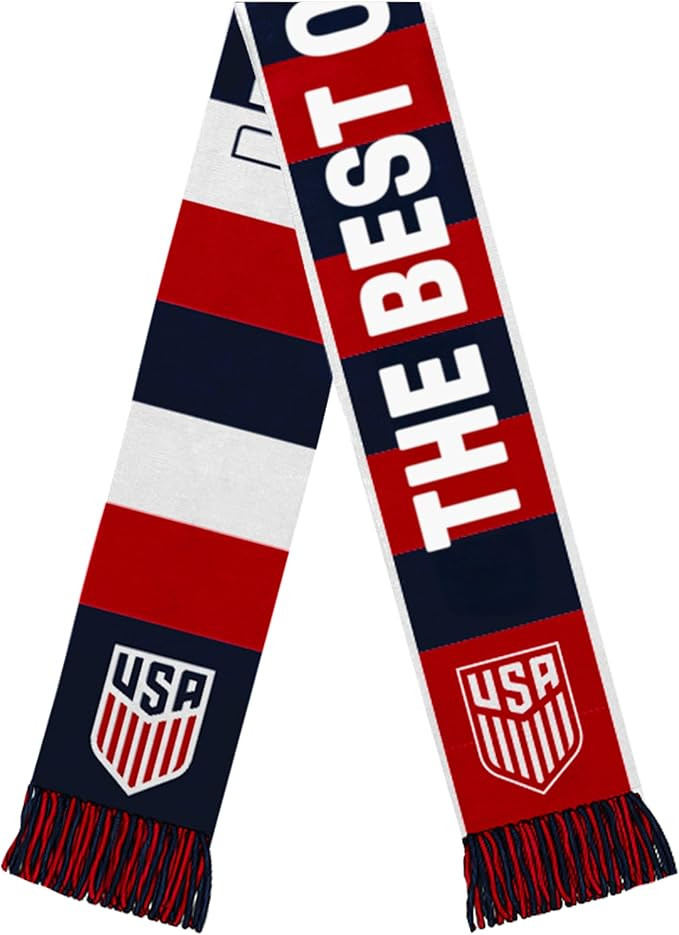 Icon Sports Officially Licensed US Soccer Federation Scarf - Unisex Adult | Amazon (US)