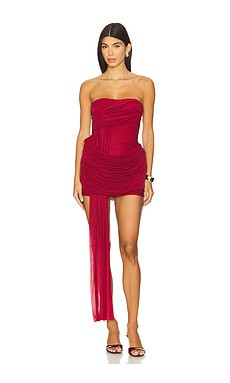 MISHA The Ember Mini Dress in Cherry from Revolve.com | Revolve Clothing (Global)