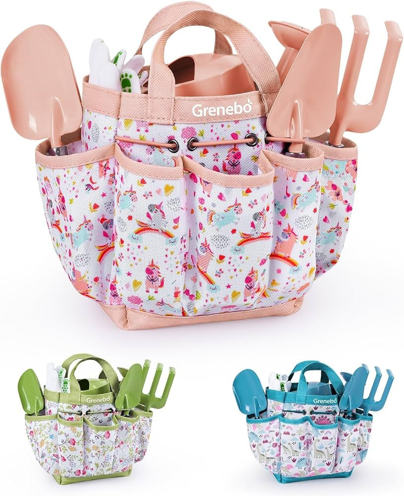 Kids Gardening Set Toys, Quality Garden Tool Kit for Kids and Toddlers, Includes Two Shovels, Gar... | Amazon (US)