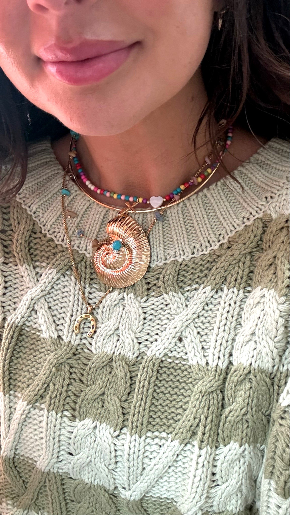 Vacation necklace stack love this combo western style but also add the seashell for cute beach element. Can’t forget the Lord so add in the Christian Jesus cross necklace great for concerts work date night whatever love the fun colors.

#LTKSaleAlert #LTKootd #LTKU