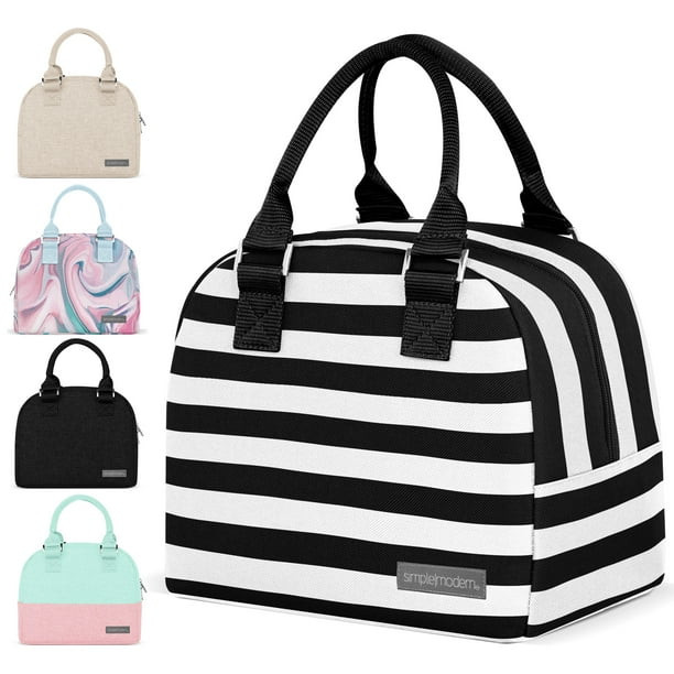 Simple Modern 5L Very Mia Lunch Bag for Women - Insulated Lunch Box Stripes: Tuxedo | Walmart (US)