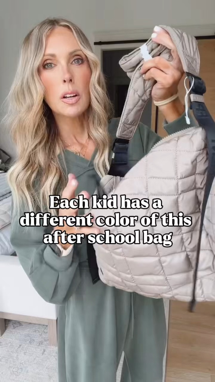Sports, after-school changes, riding, travel…we have several of these in our house because the girls use them for EVERYTHING. Love the quilted look, adjustable strap and drawstring bottle pockets. 
@fpmovement #fpmovementpartner
