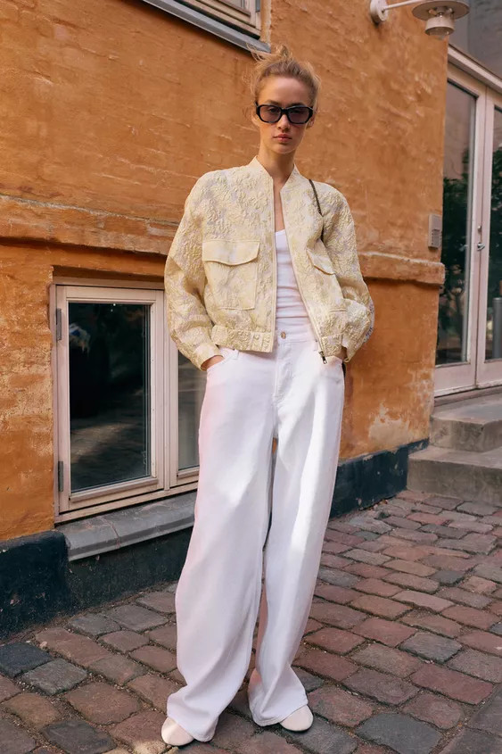 JACQUARD BOMBER JACKET | Zara US