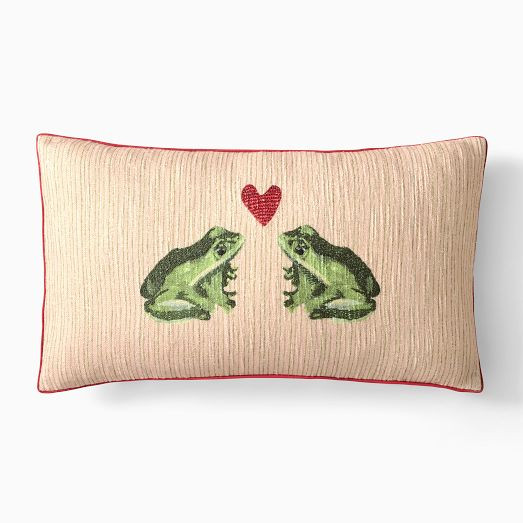 Toadally in Love Pillow Cover | West Elm (US)