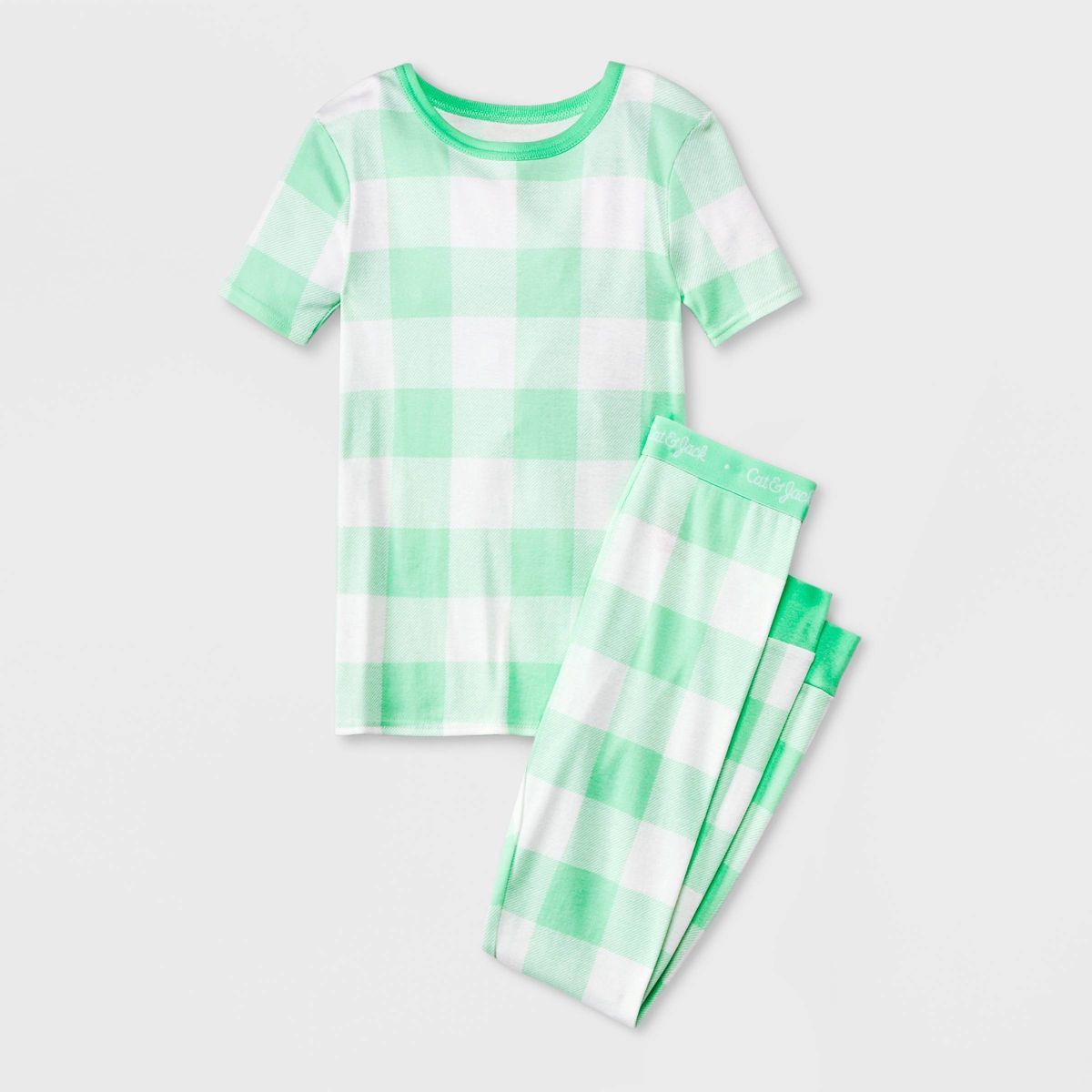 Kids' Easter Short Sleeve Snug Fit Cotton Pajama Set - Cat & Jack™ | Target
