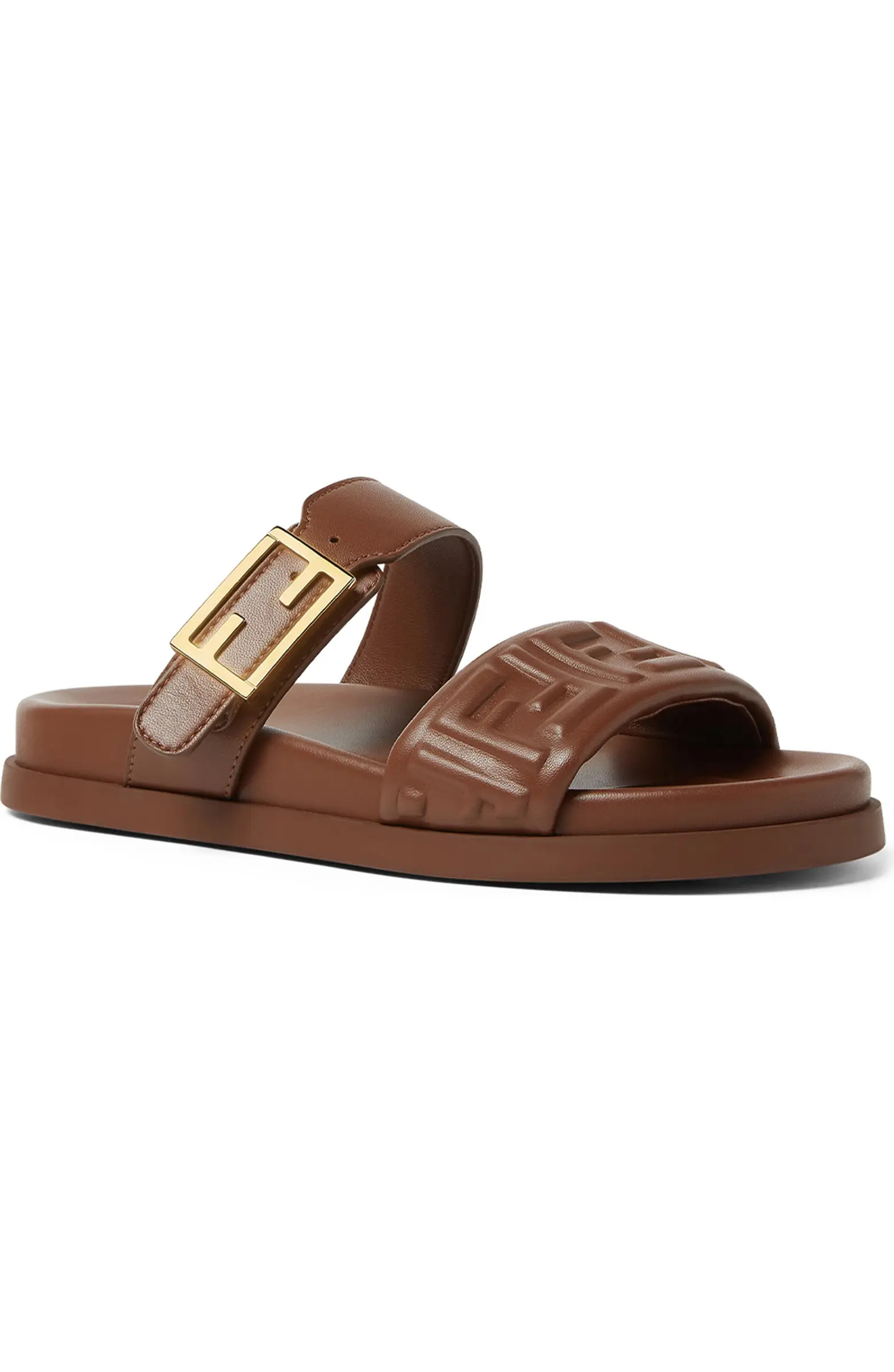 Fendi Feel FF Double Band Sandal (Women) | Nordstrom | Nordstrom