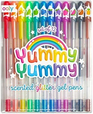 OOLY, Yummy Yummy Scented Glitter Gel Pens, Set of 12, Multicolor Pens for Arts and Crafts, Cute ... | Amazon (US)