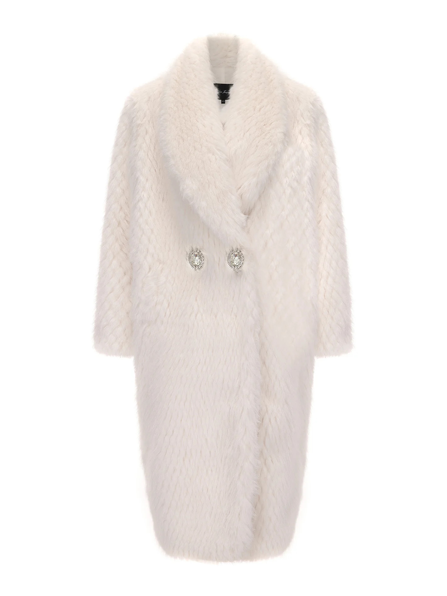 Marisa Fur Coat (White) | Nana Jacqueline