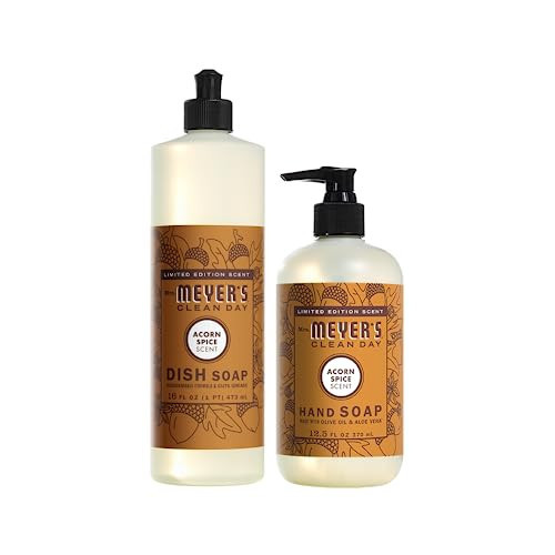 Mrs. MEYER'S CLEAN DAY Variety, 1 Liquid Hand Soap, Apple Cider, 12.5 OZ, 1 Liquid Dish Soap, Apple Cider, 16 OZ, 1 CT | Amazon (US)