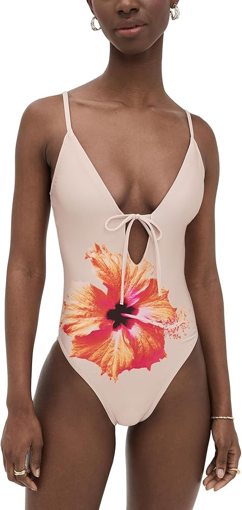 Good American Women's Satin Deep Dive One Piece | Amazon (US)