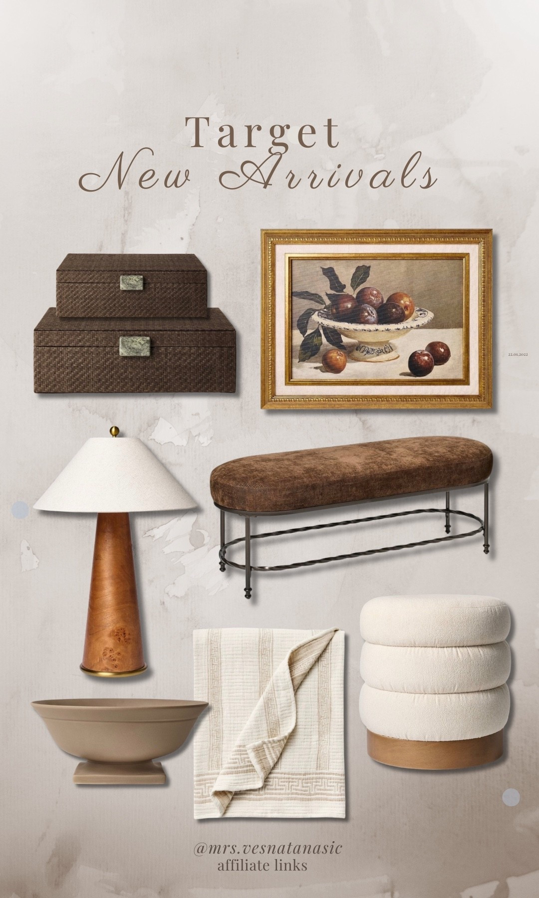 What I’d pick from the new Target arrivals 🤍

A few designer-inspired finds that immediately caught my eye—from the beautiful bench and artwork to the lamp, ottoman, and styling pieces that make a room feel finished. Sharing my favorites before they sell out. ✨

#LTKHome