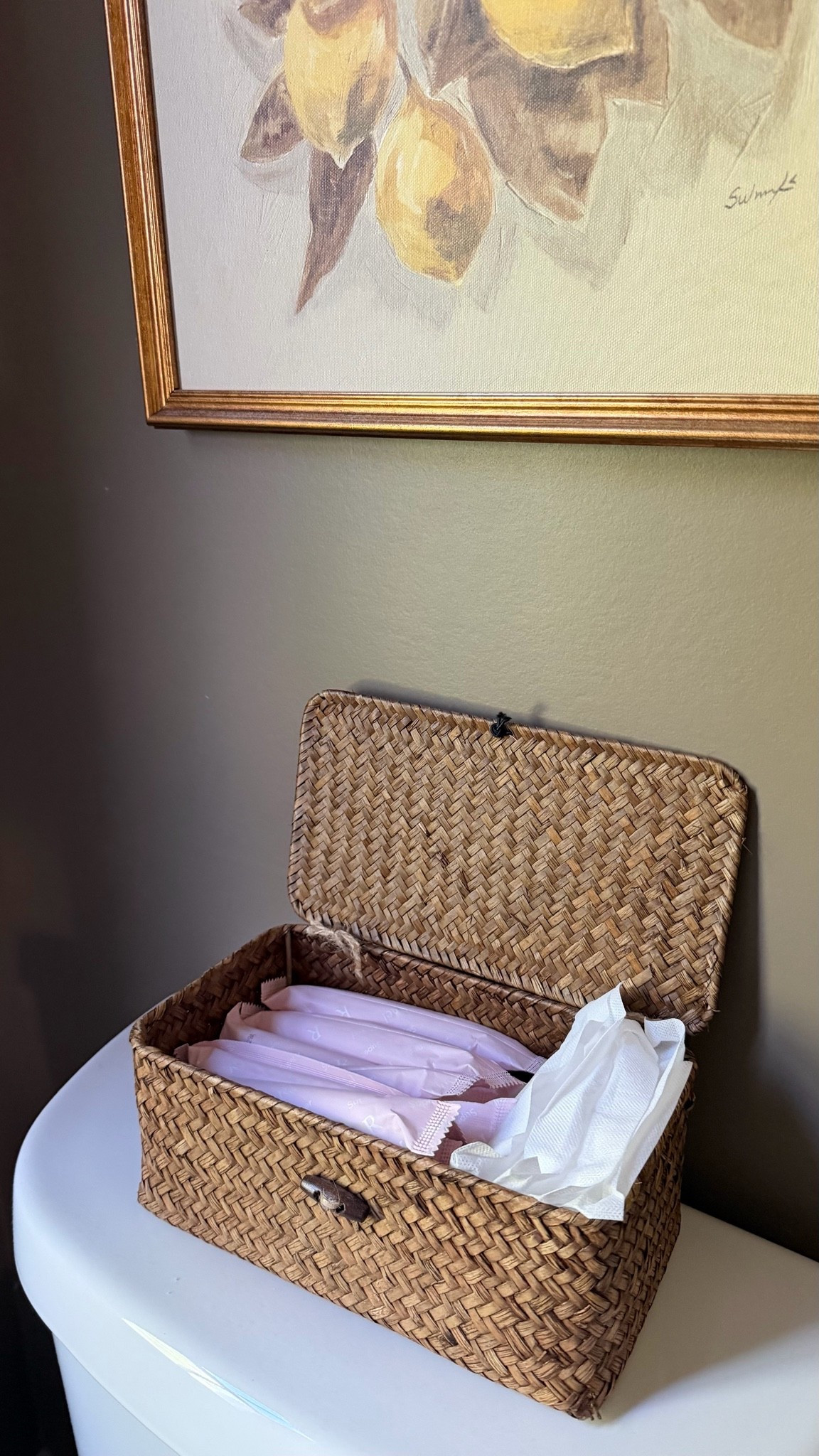feminine products organization! fits pads and tampons and closes with a latch.

#LTKmomlife #LTKmorningroutine #LTKselfcare
