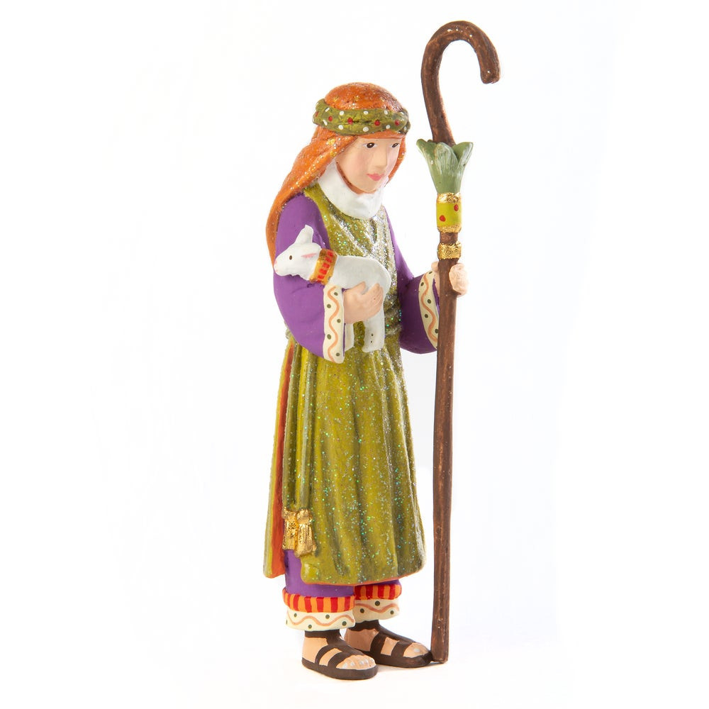 Patience Brewster Nativity Shepherd Mini Figure | MacKenzie-Childs