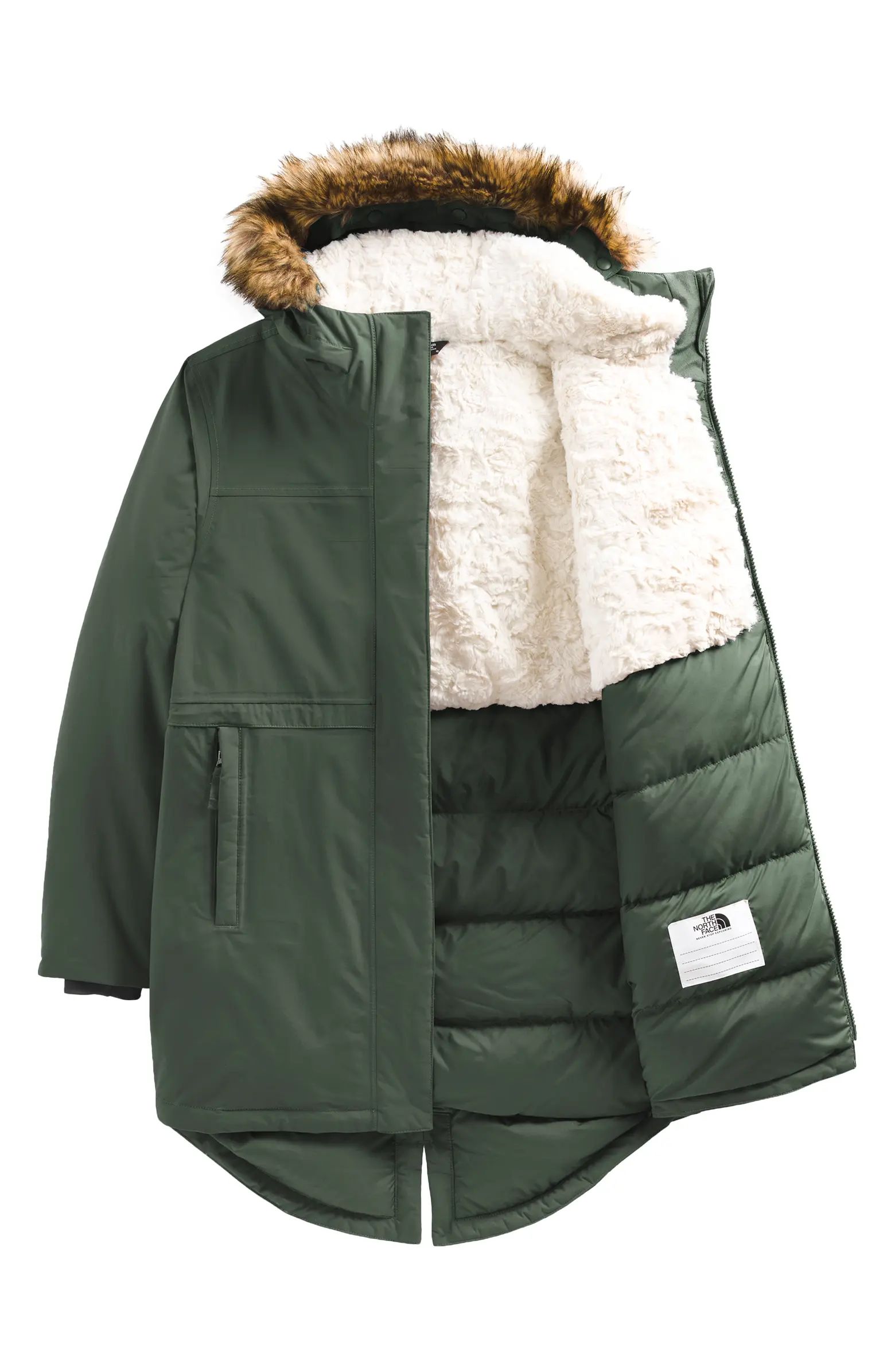 Kids' Arctic Waterproof 600 Fill Power Down Parka with Faux Fur Trim | Nordstrom