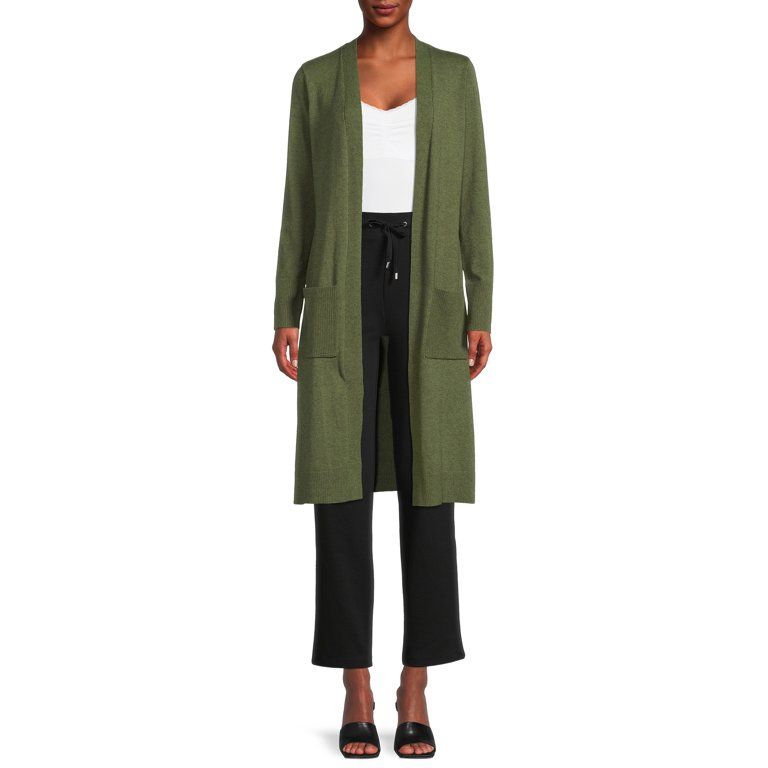 Time and Tru Women's Open Front Duster Cardigan | Walmart (US)