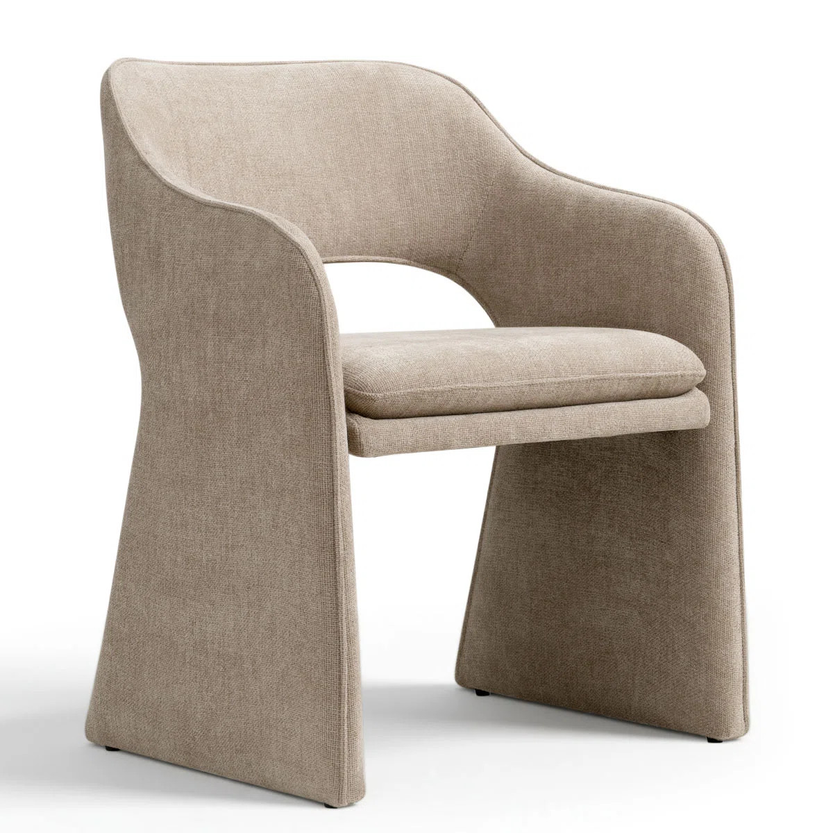 19" Seat Height Upholstered Fabric Dining Armchair (Set of 2) | Wayfair North America