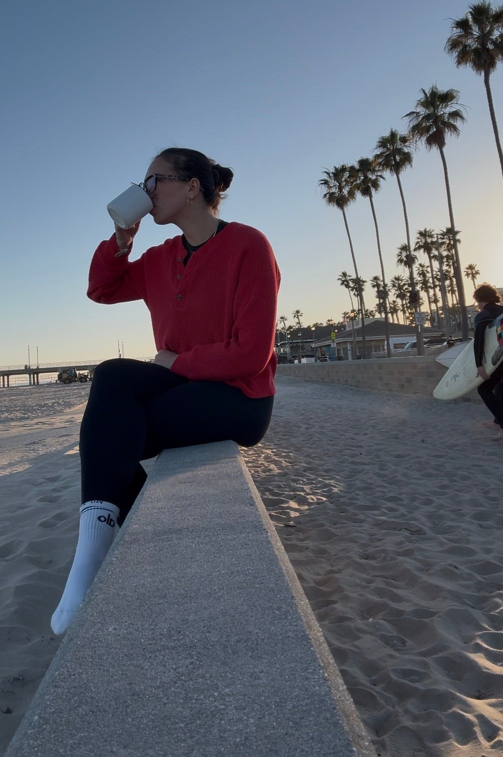 Slow morning beach outfit❤️ 

#LTKootd #LTKmorningroutine #LTKselfcare