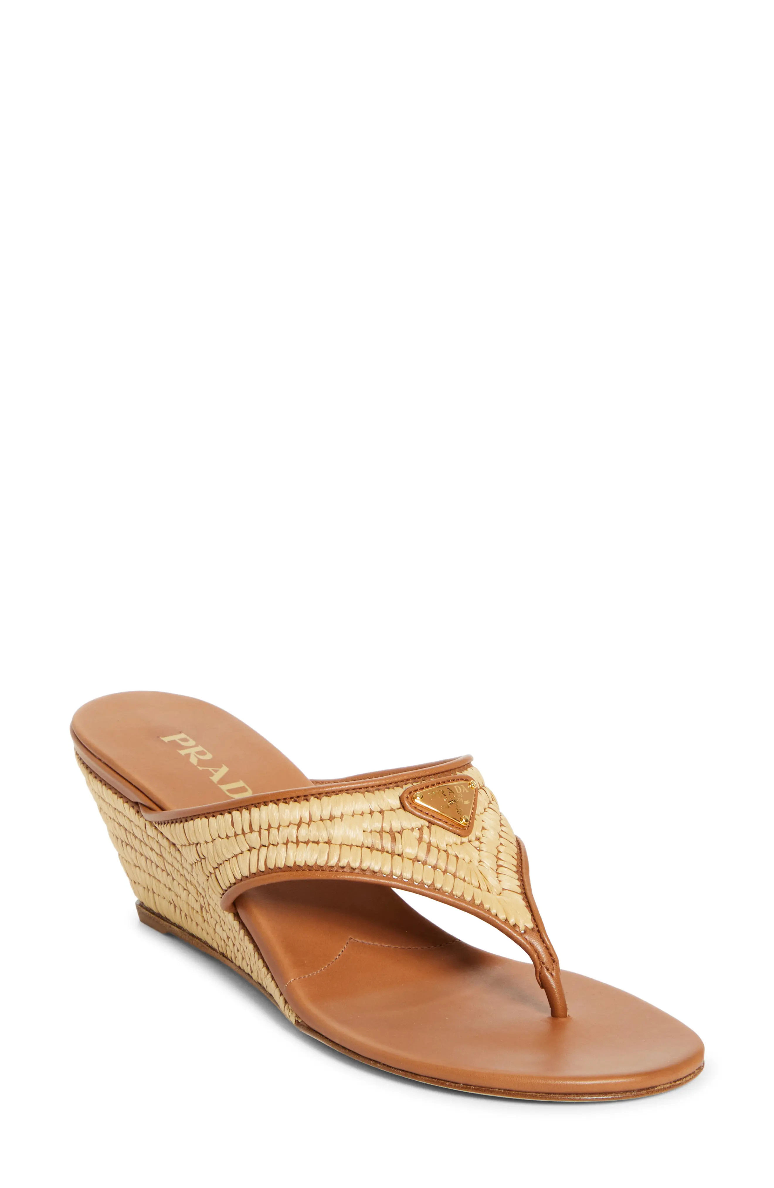 Raffia Wedge Sandal (Women) | Nordstrom | Nordstrom