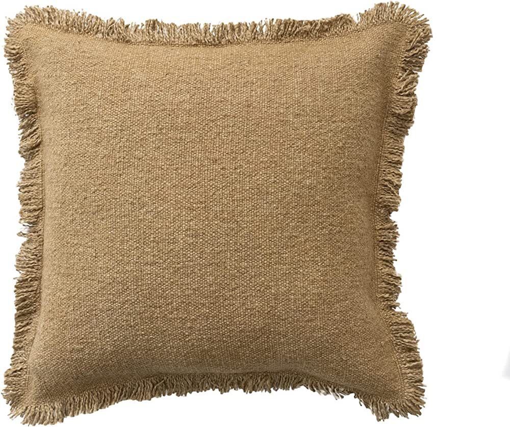 Creative Co-Op Woven Cotton Blend Fringe, Olive Green Pillows, L x W x H | Amazon (US)
