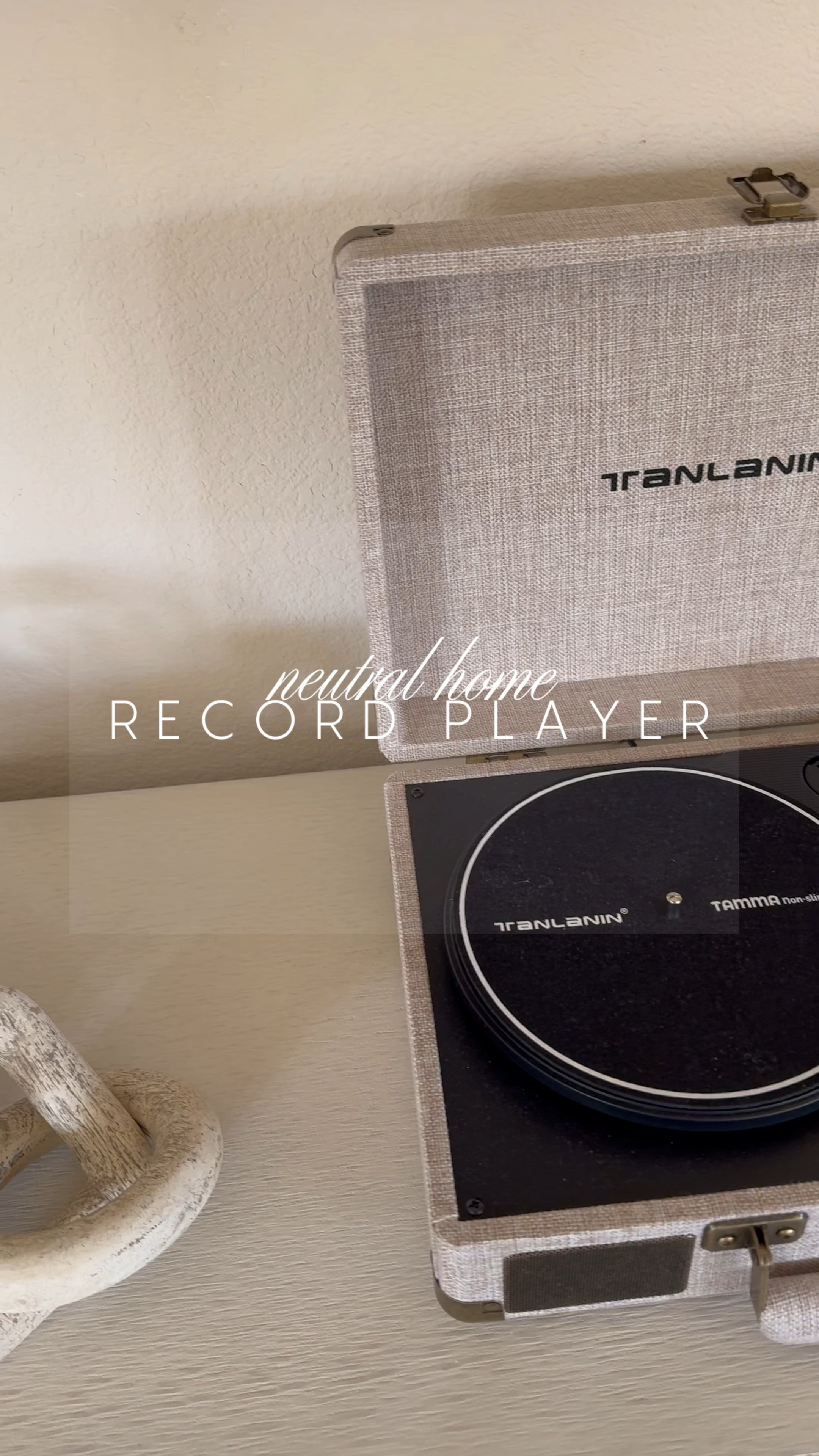 Neutral home record player.

#LTKFindsUnder100 #LTKHome