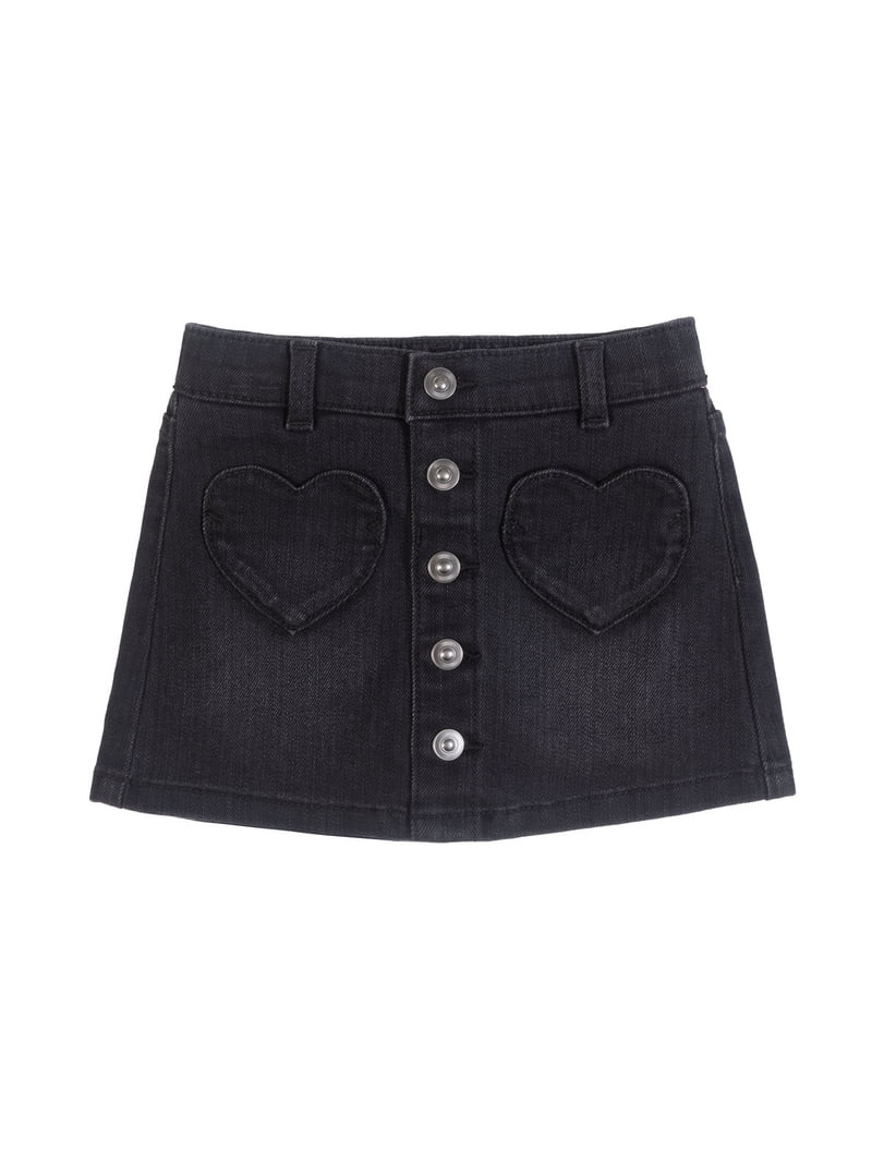 Wonder Nation Toddler Girl Denim Skort, Sizes 12M-5T | Walmart (US)