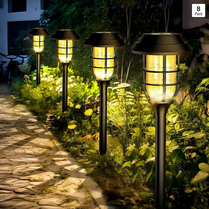 SOLPEX Solar Lights for Outside, Solar Outdoor Pathway Garden Lights Waterproof, Solar Powered La... | Amazon (US)