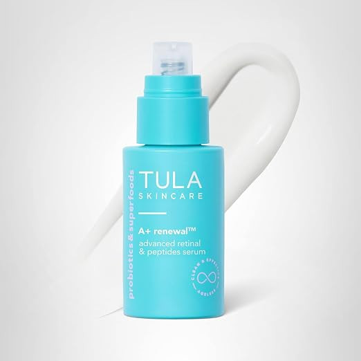 TULA Skin Care A+ Renewal Advanced Retinal + Peptides Serum - Nightly Facial Serum, Boosts Radian... | Amazon (US)