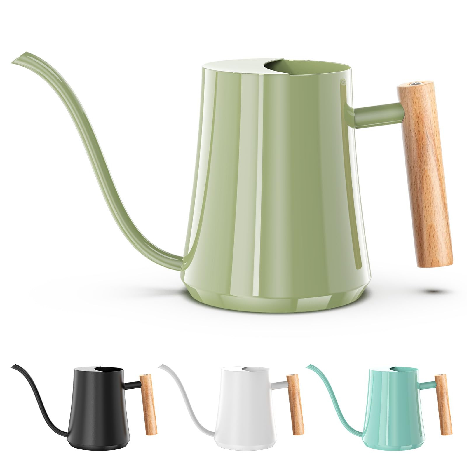 Watering Can Indoor Plants 35oz Sage Green Water Can Indoor Metal Small Water Can Pot with Long S... | Amazon (US)