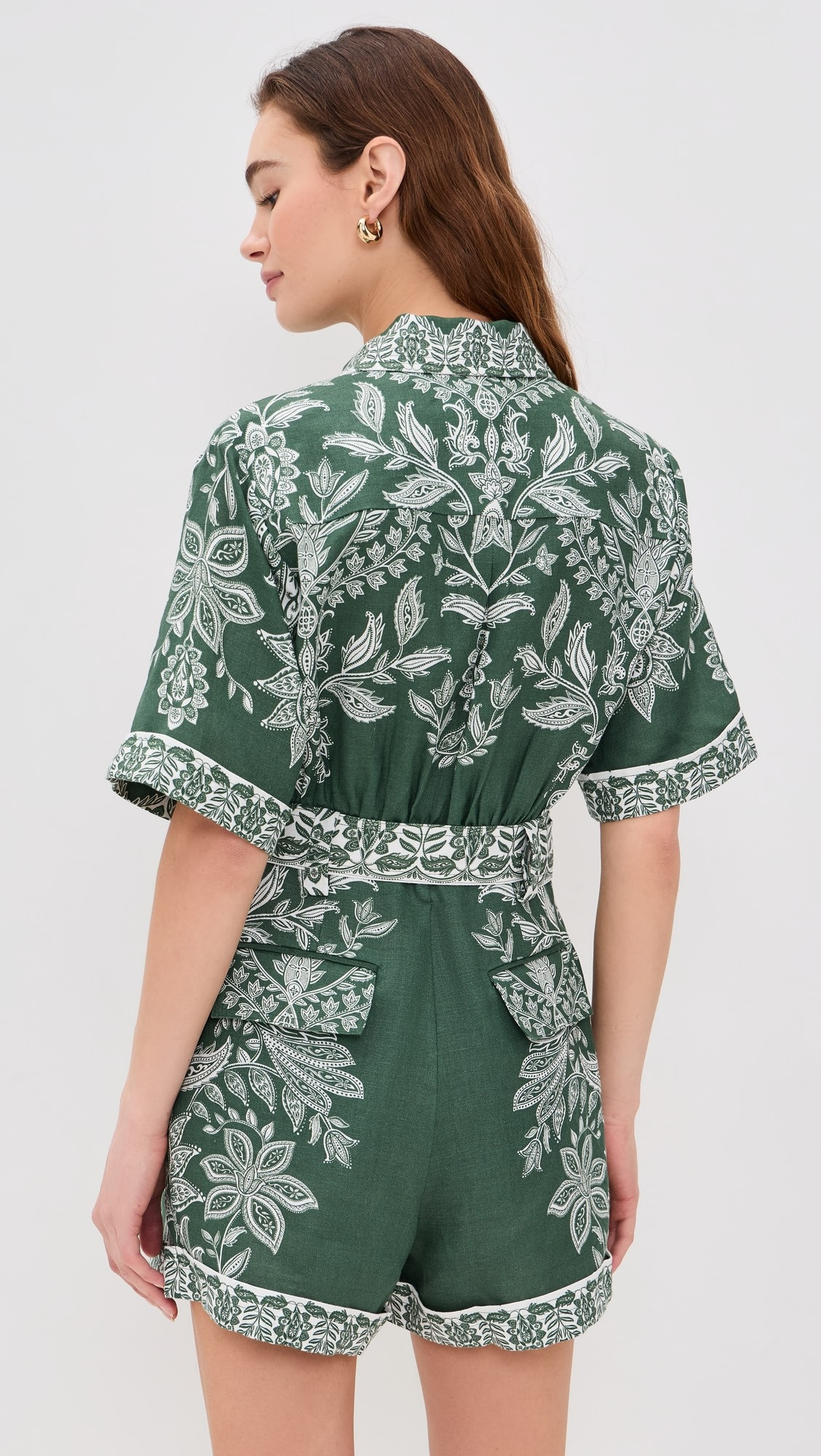 Miranda Short Sleeve Romper | Shopbop