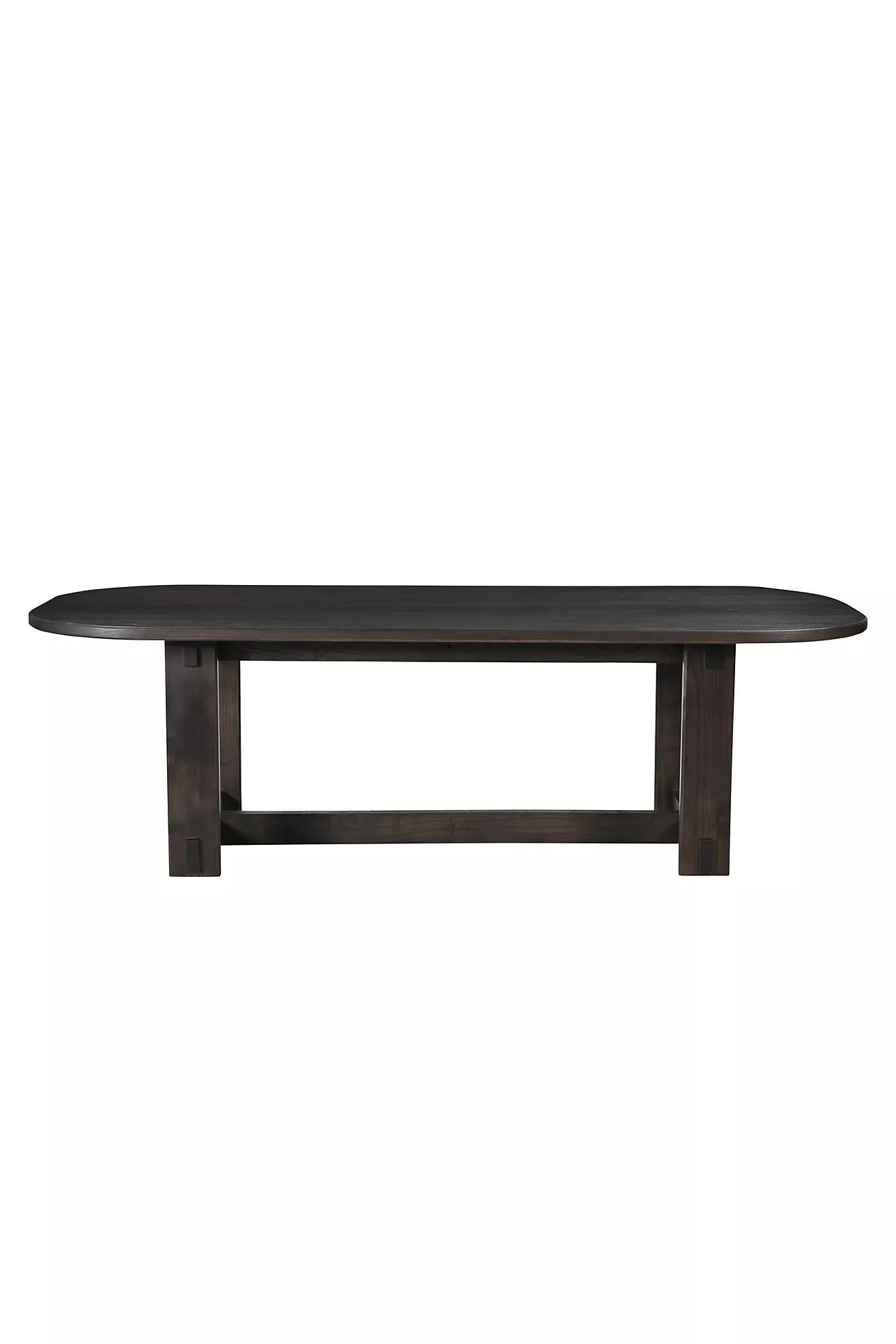 Glenn 97" Wood Oval Dining Table | Anthropologie (US)