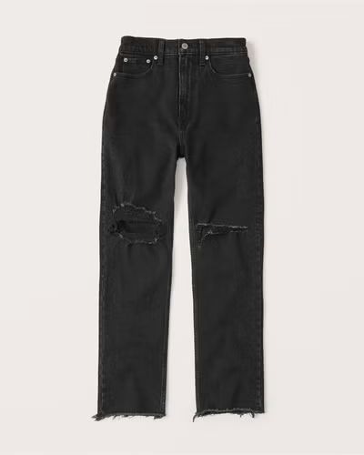 A&F Vintage Stretch Denim
			


  
						Ultra High Rise Ankle Straight Jeans | Abercrombie & Fitch (US)