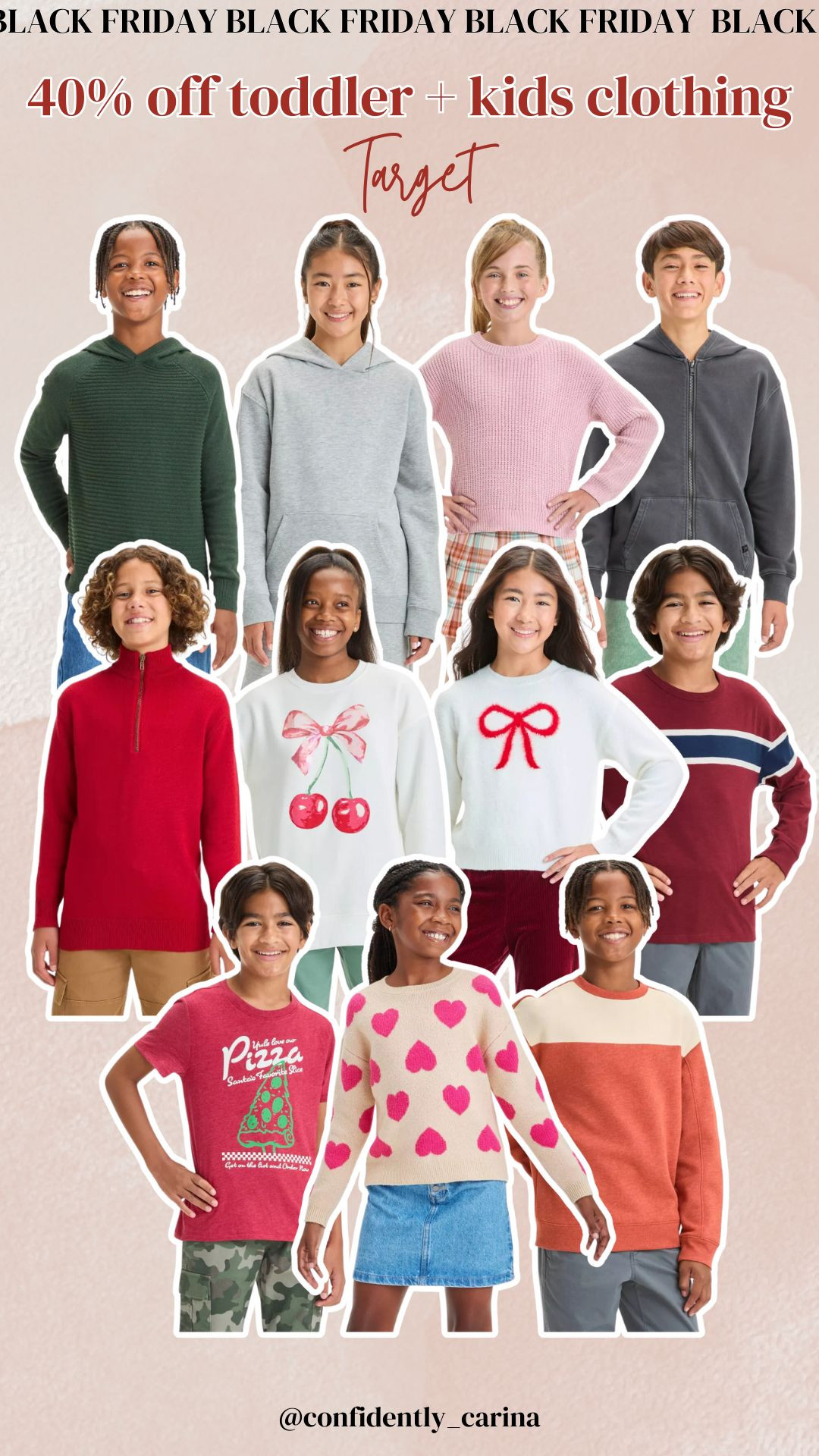 40% off toddler and kids clothing at Target for Black Friday! 

 #LTKCyberWeek #LTKSaleAlert #LTKKids