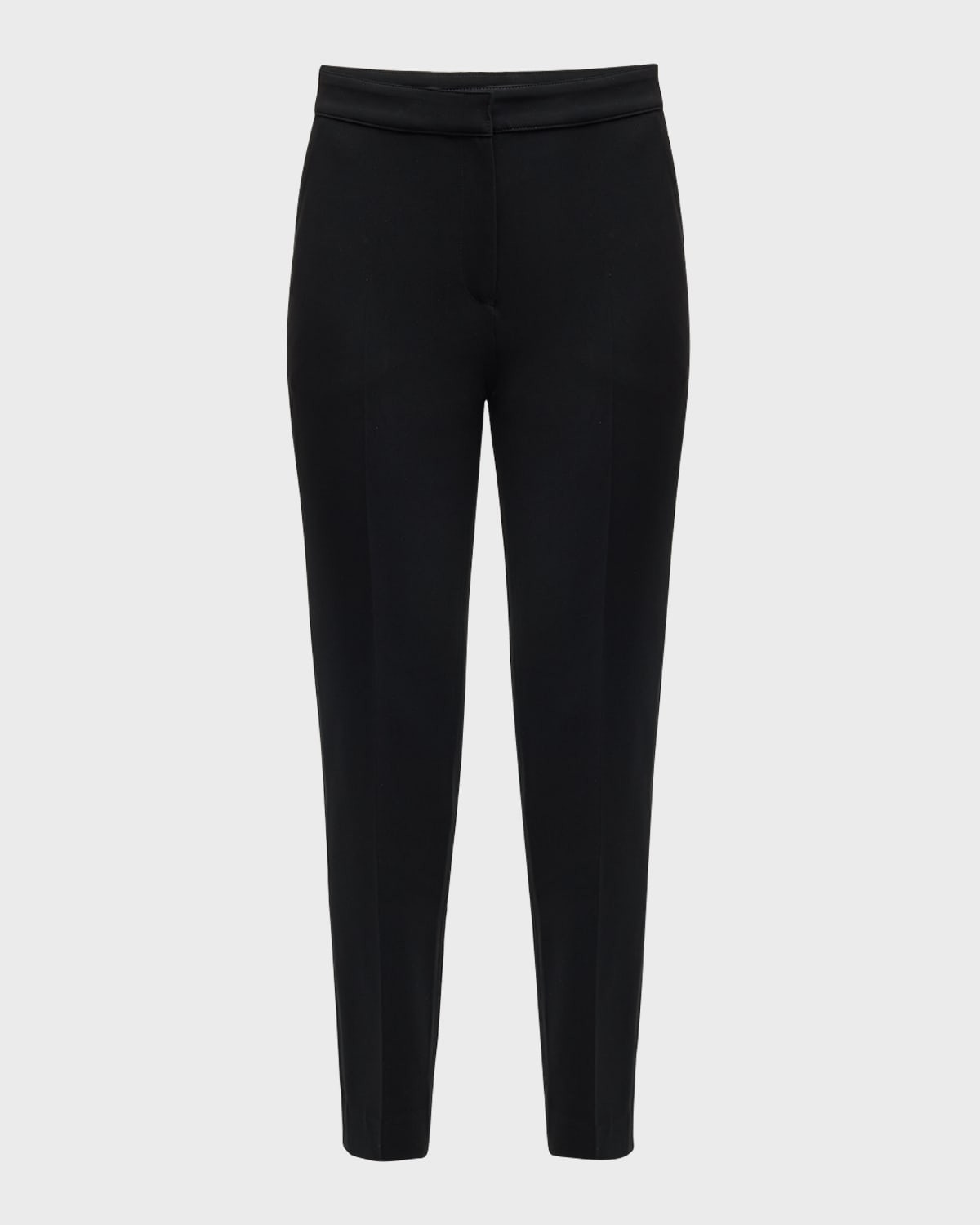 Emma Marocain Cropped Pants, Caviar | Neiman Marcus