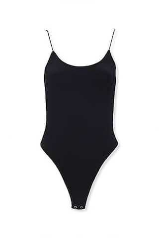 Forever 21 Ribbed Scoop-Cut Bodysuit , Black | Forever 21 (US)
